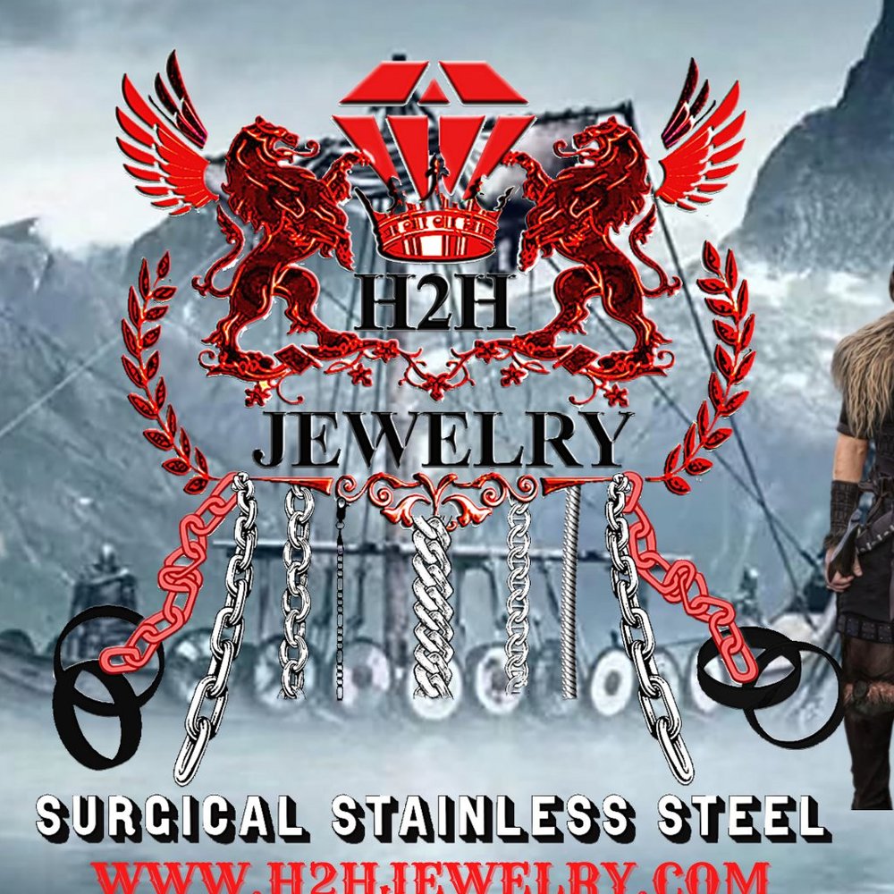 Thor Hammer Pendant with Runes Letters Charms Wooden Beads Necklace